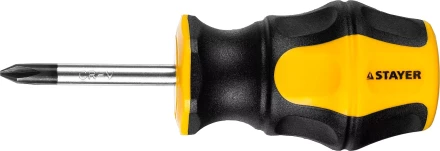 Отвертка STAYER &quot;MASTER&quot; &quot;HERCULES&quot;, Сr-V, противоскользящая рукоятка, PH1x38мм 25052-38-1_z02 купить в Новом Уренгое