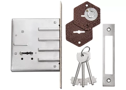 Замок врезной ЗВ-3 сувальдный СИБРТЕХ 91668 купить в Новом Уренгое