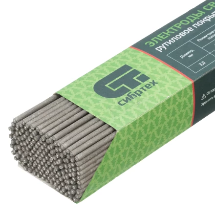 Электроды MP-3, диам. 3 мм, 4,5 кг., рутиловое покрытие Сибртех 97532 купить в Новом Уренгое