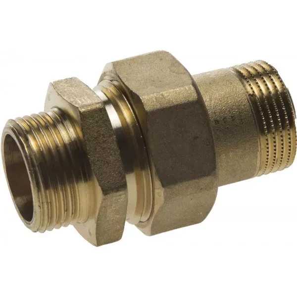 Соединитель GENERAL FITTINGS прямой с накидной гайкой, латунь, ш/ш, 3/4" 51037-S/S-3/4 купить в Новом Уренгое