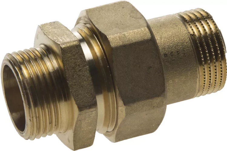 Соединитель GENERAL FITTINGS прямой с накидной гайкой, латунь, ш/ш, 3/4" 51037-S/S-3/4 купить в Новом Уренгое