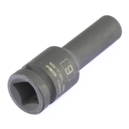 Головка ударная удлиненная шестигранная 9 мм 1/2&quot; CrMo  Stels 13933 купить в Новом Уренгое