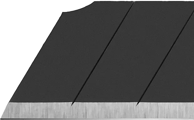 Лезвия OLFA сегментированные BLACK MAX, 9х80х0,38мм, 13 сегментов, 50шт OL-ABB-50B купить в Новом Уренгое