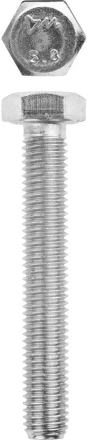 Болт ЗУБР &quot;МАСТЕР&quot; с шестигранной головкой, ГОСТ 7798-70, класс прочности 5.8, оцинкованный, M12x80мм, 5кг 303080-12-080 купить в Новом Уренгое