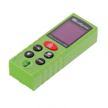 Лазерный дальномер Сибртех PM-60 с пузырьковым уровнем 38011 купить в Новом Уренгое