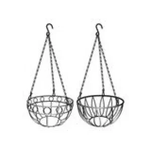 Подвесное кашпо диаметр 26 см высота с цепью и крюком 53,5 см  PALISAD 69015 купить в Новом Уренгое