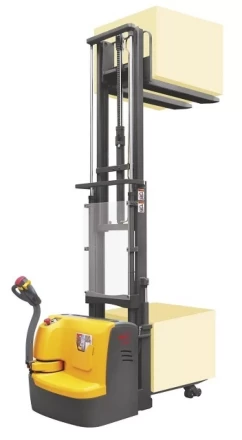 Штабелер самоходный 1,5 т 4,5 м XILIN CDDR15S Li-ion двухуровневый (сопровождаемый) 24/225 В/Ач 1041015 купить в Новом Уренгое