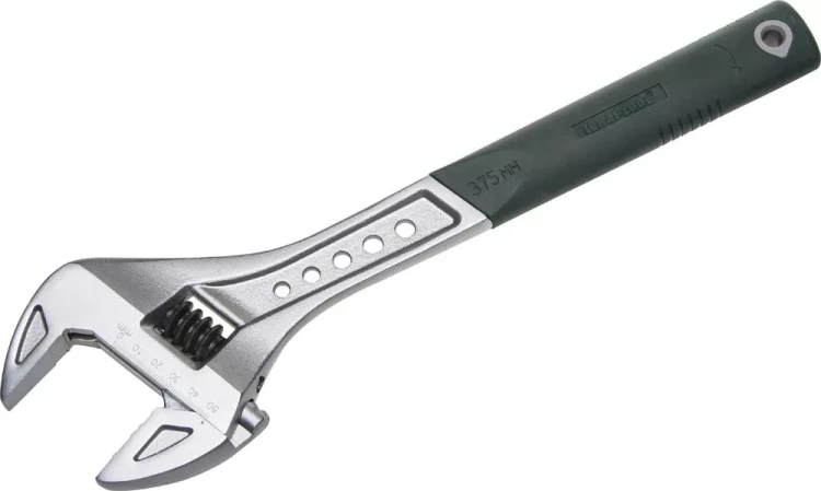 Ключ разводной Tiger, 375 / 50 мм, KRAFTOOL 27265-37 купить в Новом Уренгое