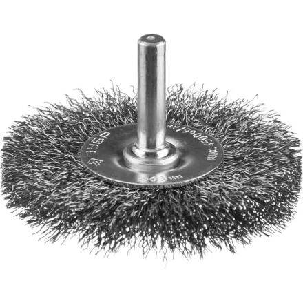 ЗУБР &quot;ПРОФЕССИОНАЛ&quot;. Щетка дисковая для дрели, витая стальная проволока 0,3мм, 63мм 35198-063_z02 купить в Новом Уренгое