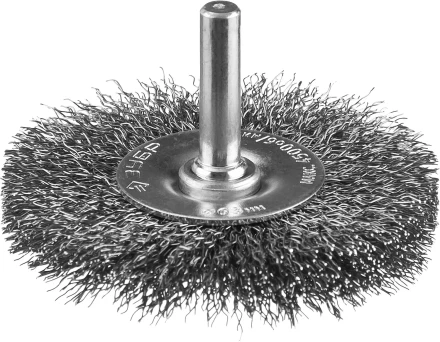 ЗУБР &quot;ПРОФЕССИОНАЛ&quot;. Щетка дисковая для дрели, витая стальная проволока 0,3мм, 63мм 35198-063_z02 купить в Новом Уренгое