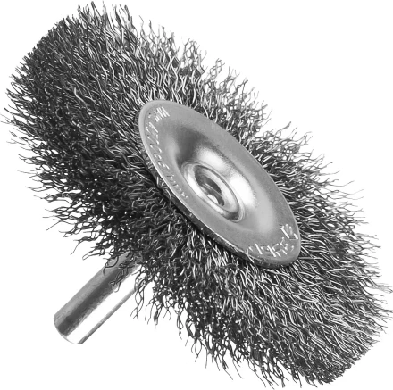 ЗУБР &quot;ПРОФЕССИОНАЛ&quot;. Щетка дисковая для дрели, витая стальная проволока 0,3мм, 63мм 35198-063_z02 купить в Новом Уренгое