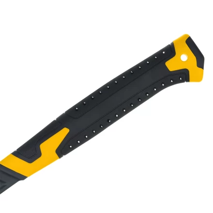 Топор цельнокованый 600 г Denzel 21499, двухкомпонентная обрезиненная рукоятка купить в Новом Уренгое