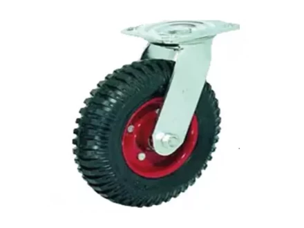 Колесо литое резиновое 200 мм PS200 с протектором и кронштейном 1031468 купить в Новом Уренгое