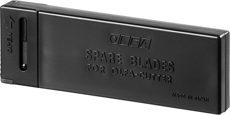 Лезвие OLFA сегментированные BLACK MAX, 9х80х0,38мм, 13 сегментов, 10шт OL-ABB-10B купить в Новом Уренгое