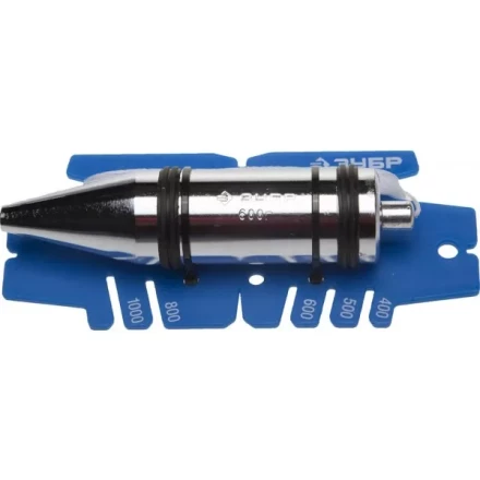 Отвес ЗУБР &quot;ЭКСПЕРТ&quot; строительный со шнуром и безопасным наконечником, 800г 06347-80_z01 купить в Новом Уренгое