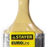 Кисть плоская STAYER "EURO", "AQUA" для воднодисперсионных и акриловых ЛКМ, искусств щетина, деревян ручка, 3"/75мм 01062-075 купить в Новом Уренгое