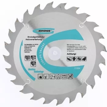 Пильный диск по дереву 160 x 20/16 x 48Т GROSS 73309 купить в Новом Уренгое