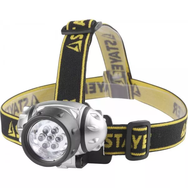 Фонарь STAYER "STANDARD" налобный светодиодный, 7LED, 3 режима, 3ААА 56572 купить в Новом Уренгое