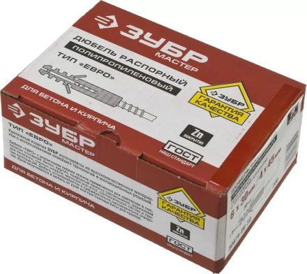 Дюбели ЕВРО с шурупом-крюком коробка серия МАСТЕР купить в Новом Уренгое