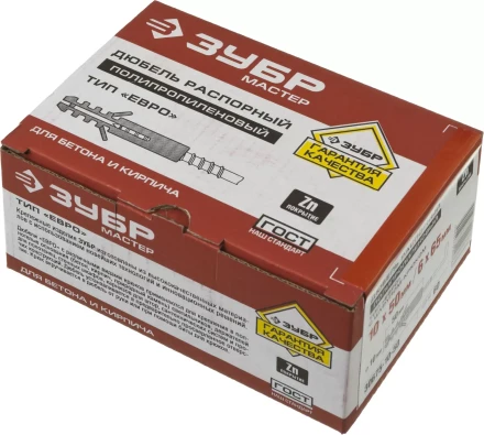 Дюбели ЕВРО с шурупом-крюком коробка серия МАСТЕР купить в Новом Уренгое