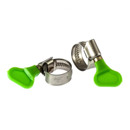 Хомуты металлические червячные 12-20 мм ширина 12 мм W4 с ключом 2 шт Сибртех 476493 купить в Новом Уренгое