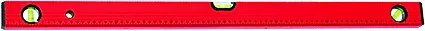 Уровень алюминиевый 400 мм 3 глазка красный линейка  MATRIX 33220 купить в Новом Уренгое