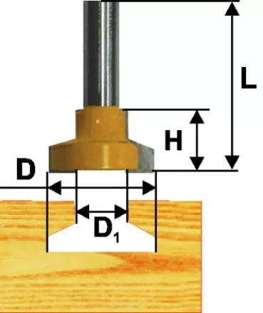 Фреза паз. конструкционная ф508мм Т-обр хв. 12мм 46106 купить в Новом Уренгое