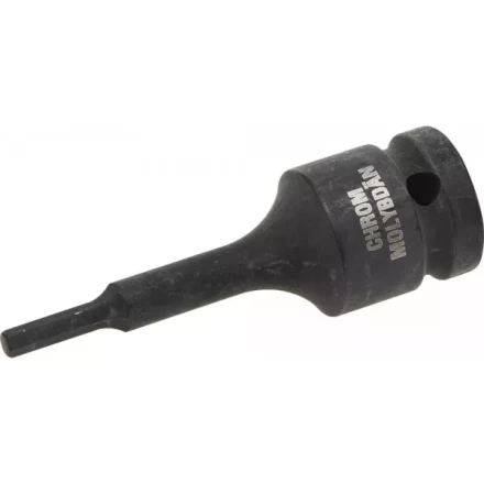 Торцовая головка KRAFTOOL &quot;INDUSTRIE QUALITAT&quot; ударная (1/2&quot;), HEX, Cr-Mo, фосфатированная, H4 27950-04 купить в Новом Уренгое