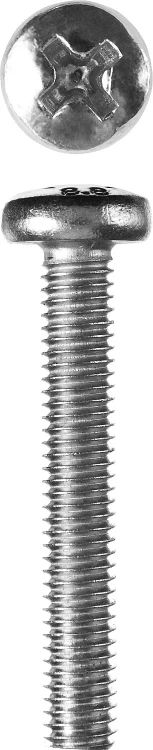 Винт ЗУБР "МАСТЕР" DIN 7985, класс прочности 4.8, оцинкованный, M6x40мм, 5кг 303150-06-040 купить в Новом Уренгое