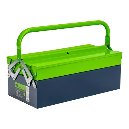 Ящик для инструмента Сибртех 90750, 430 х 200 х 160 мм, три секции, металлический купить в Новом Уренгое