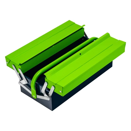 Ящик для инструмента Сибртех 90750, 430 х 200 х 160 мм, три секции, металлический купить в Новом Уренгое