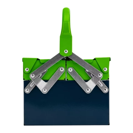 Ящик для инструмента Сибртех 90750, 430 х 200 х 160 мм, три секции, металлический купить в Новом Уренгое