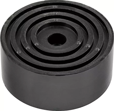 Резиновая опора для подкатного домкрата универсальная с увеличенной высотой 105x45 мм MATRIX Россия 50902 купить в Новом Уренгое