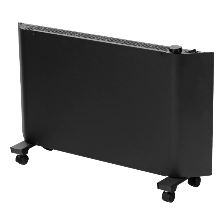 Конвектор электрический Denzel XCE-2000 B, 230 В, 2000 Вт, X-образный нагреватель черный 98129 купить в Новом Уренгое
