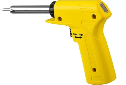 Паяльник с пистолетной пластмассовой рукояткой, STAYER &quot;MASTER&quot; MAXTerm, 55307-70, 30 - 70 Вт, конус 55307-70 купить в Новом Уренгое