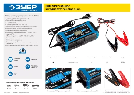 Зарядные устройства 8 А серия ПРОФЕССИОНАЛ купить в Новом Уренгое