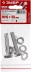 Болт (DIN933) в комплекте с гайкой (DIN934), шайбой (DIN125), шайбой пруж. (DIN127), M10 x 50 мм, 2 шт, ЗУБР 303436-10-050 купить в Новом Уренгое