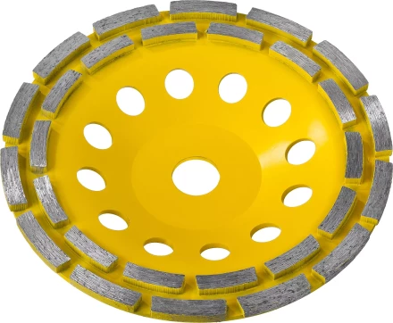 Чашка STAYER &quot;PROFESSIONAL&quot; алмазная сегментная двухрядная, высота 22,2мм, 180мм 33381-180 купить в Новом Уренгое