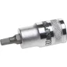 Торцовая бита-головка KRAFTOOL "INDUSTRIE QUALITAT", материал S2, HEX, сатинированная, 1/2", H5 27908-05_z01 купить в Новом Уренгое