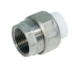 Муфта разъемная PP-R ВР 20мм х 3/4 бел. (20/160) 45291