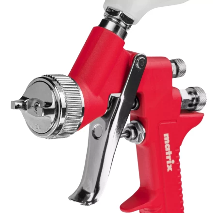 Краскораспылитель HP пневмат. с верхним бачком V= 0,6 л, сопло диаметром 1.7 мм// Matrix 57321 купить в Новом Уренгое