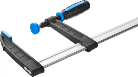 Струбцина ЗУБР &quot;ПРОФЕССИОНАЛ&quot;, тип &quot;F&quot;, двухкомпонентная ручка, стальная закаленная рейка, 120х800мм 32155-120-800 купить в Новом Уренгое