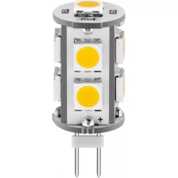 Лампа СВЕТОЗАР светодиодная "LED technology", теплый белый свет (3000К), 12В, 1,8Вт (10) 44590-10