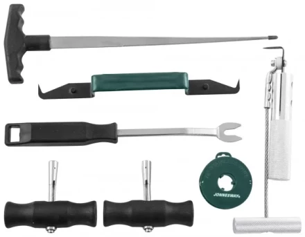 Комплект для демонтажа лобовых стекол 7 предметов  AB010002  Jonnesway 47652 купить в Новом Уренгое