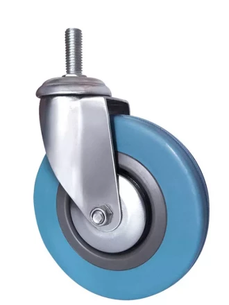 Колесо аппаратное поворотное SCtg 55 125 мм с болтом (зеленое) (F) 1010006 купить в Новом Уренгое