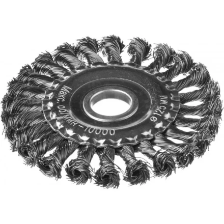 DEXX. Щетка дисковая для УШМ, жгутированная стальная проволока 0,5мм, 125ммх22мм 35100-125 купить в Новом Уренгое