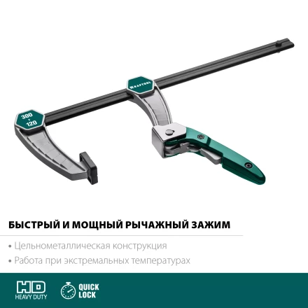 Струбцина KL-xx тип F, быстрозажимная 32019-120-300 купить в Новом Уренгое