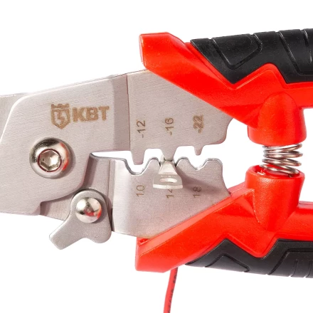 Многофункциональный стриппер КВТ WSS-01 для снятия изоляции с проводов 0.35–6.0 мм (102398) купить в Новом Уренгое