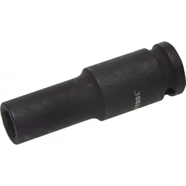 Торцовая головка KRAFTOOL "INDUSTRIE QUALITAT" ударная, удлиненная (1/2"), FLANK, Cr-Mo, фосфатированная, 11 мм 27942-11 купить в Новом Уренгое
