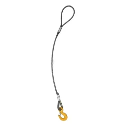 Строп канатный одноветвевой 1СК 1 т L=8 м с кч din 1.5 т канат din опрессовка